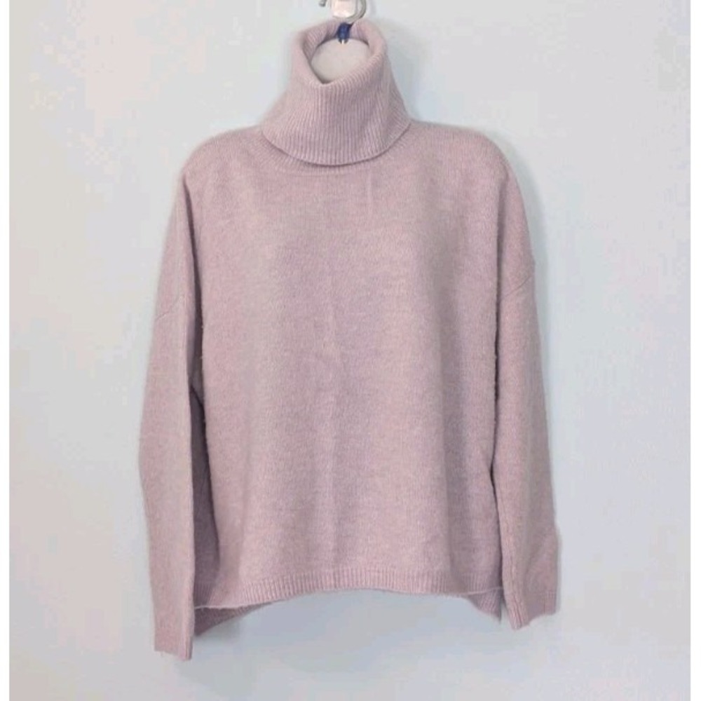 Splendid Turtleneck Sweater 30% Wool Women's XS Light Lavender Purple